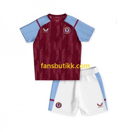 Fotballdrakt Aston Villa Barn Hjemmetrøye 2023-2024 Kortermet